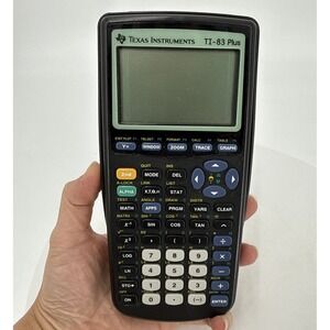 Graphing Calculator With Cover, Texas Instruments TI-83 Plus For Parts Or Repair